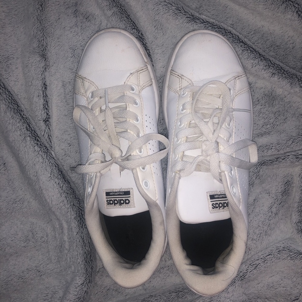 white adidas